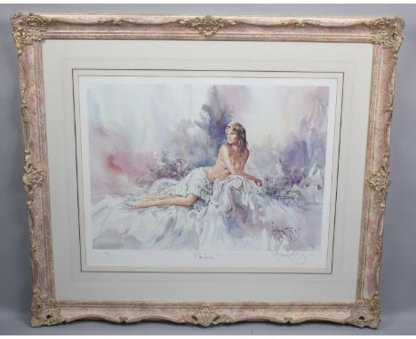 A Framed Limited Edition Gordon King Print, Pandora, Signed and Numbered, 59x47cm 