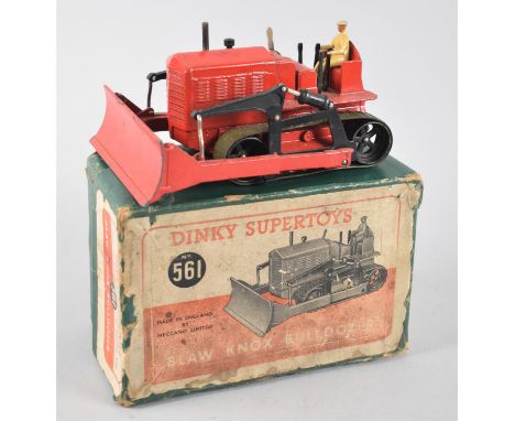 A Vintage Boxed Dinky Supertoys Blaw Knox Bulldozer, No 561 