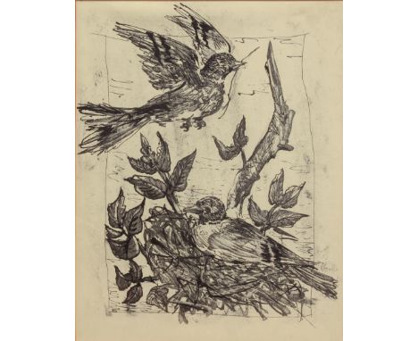 Pablo Picasso (1881-1973)
'Le Chardonneret (The Goldfinch)'
aquatint, pub. for Buffon's Histoire Naturelle, by M. Martin Fabi