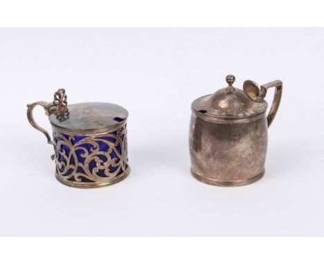 Two 19th century silver mustard pots - the first early Victorian, by Edward, Edward Jr., John and William Barnard, London 183