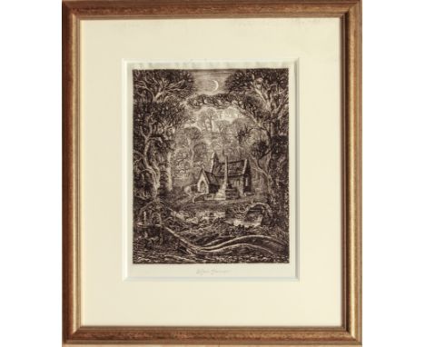 Robin Tanner (British, 1904-1988) two etchings, comprising: 1. 'Aldhelmsburgh' 2. 'December: Elegy to the English Elm II' bot