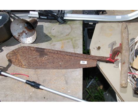 A vintage hay knife.