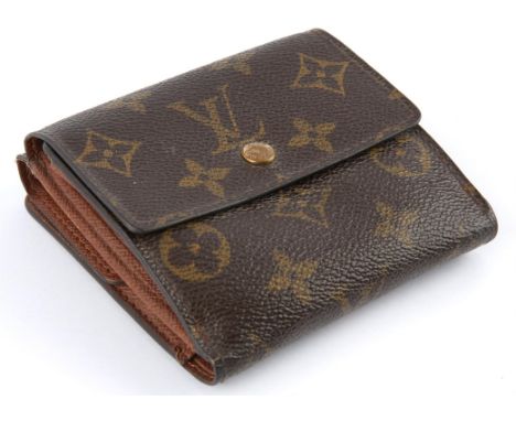LOUIS VUITTON " Porto Tresor " coin purse/wallet made in USA (10cm x 11cm closed) (26cm x 11cm open)Condition Report:  In exc