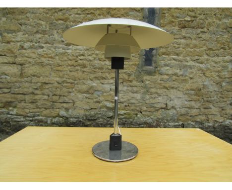 LOUIS POULSEN: A TABLE LAMP, model PH 4/3, designed by Poul Henningsen, 52.5cm H 