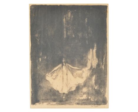 Ethel Gabain, R.A. (Anglo-French, 1883-1950):A ballerina, monochrome lithograph, hand signed in pencil to the margin, H 35 x 