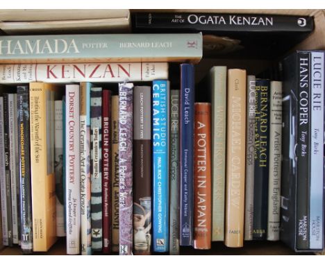 A collection of reference books and pamphlets on studio pottery and potters, to include: LEACH (B), A POTTER IN JAPAN, Faber 