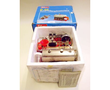 A Wilesco D48 Marine Steam Engine boxed