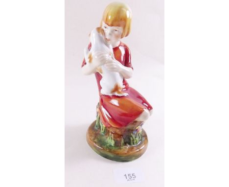 A Royal Worcester figure 'The Mongrel Pup' by Margaret Cane 