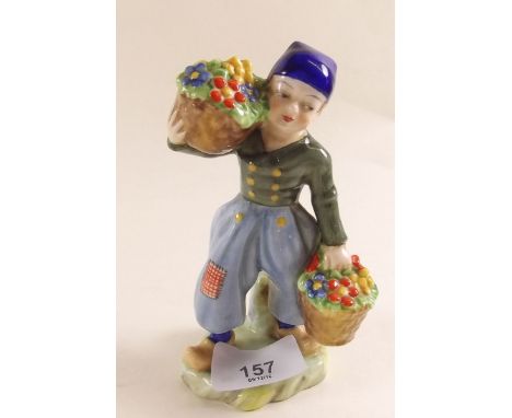 A Royal Worcester figure Dutch Boy modelled by Gertner No. 2923