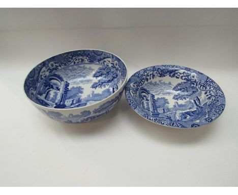 Two Spode blue Italian pattern bowls