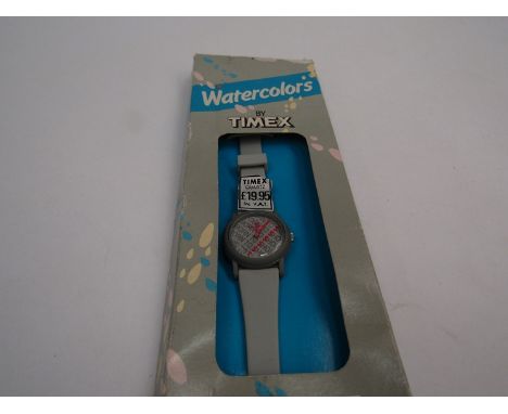A 1990's Timex wrist watch in original box