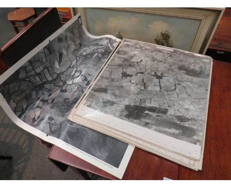 Approx. 20 large scale Ordnance survey aerial photographs circa 1950's-60's, all Scotland including Stirlingshire, Argyllshir