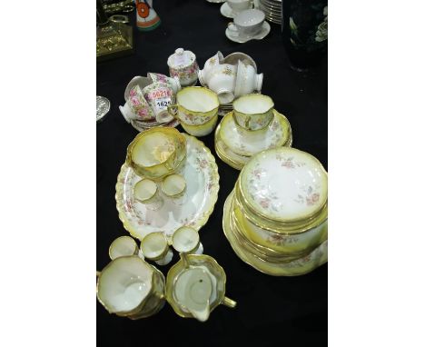 Royal Albert Serena part tea service of seventeen pieces, together with an early 20thC continental tea service. Not available