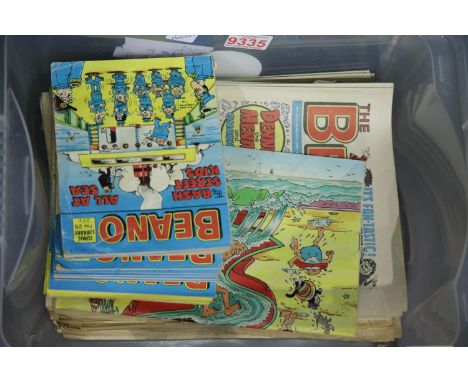 Box of vintage Beano comics. P&amp;P Group 3 (£25+VAT for the first lot and £5+VAT for subsequent lots) 