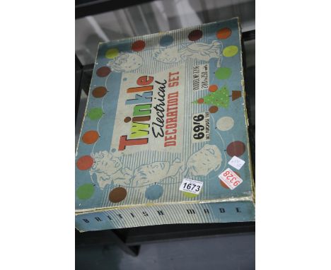 Vintage boxed set of Twinkle electric fairy lights cost 69/6. P&amp;P Group 3 (£25+VAT for the first lot and £5+VAT for subse