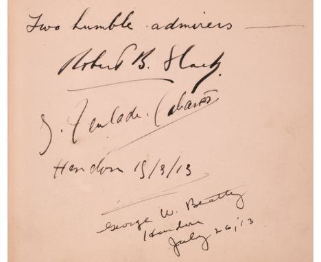 * Early Aviation Autographs. An autograph album compiled by Ellis Louise Pyke (Née Wood) c.1913/14, containing the autographs