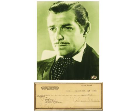 * Film Autographs. A group of 8 ink autographs of actors, individually signed album pages and cards, comprising ink signature