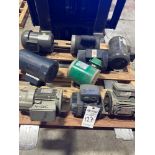 PALLET OF VARIOUS ELECTRIC MOTORS