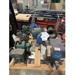 PALLET OF VARIOUS GEAR BOXES AND MOTORS