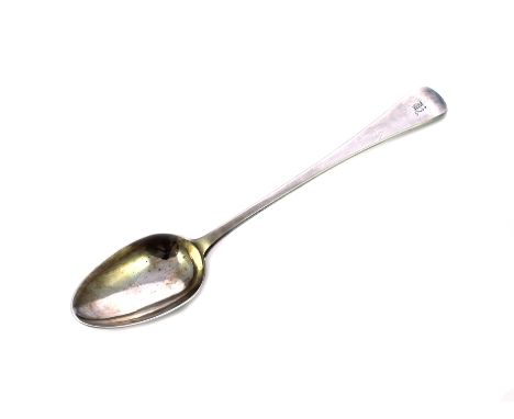 An antique George III Sterling Silver basting / stuffing spoon by Paul Storr, London 1816. In Old English pattern. Length 31.