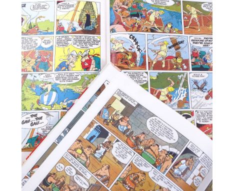 A group of Vintage Asterix comic books 