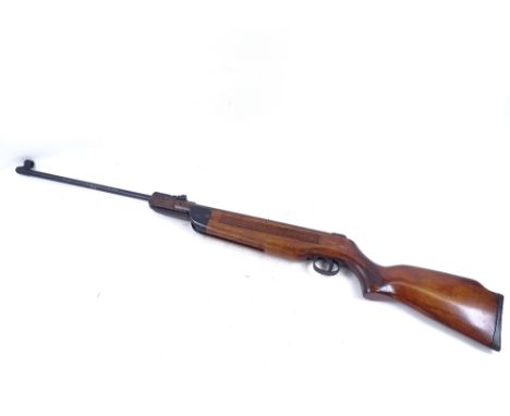 A Vintage air rifle, overall length 112cm 