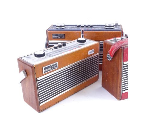 3 Vintage Roberts radios 