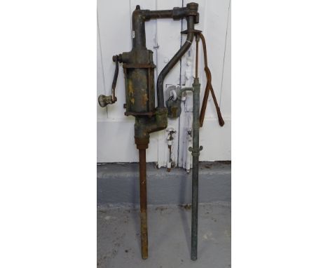 A Vintage cast-iron pump 