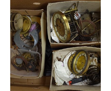 Clock dials and spares 