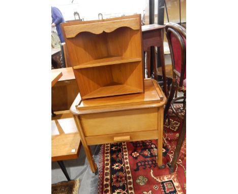 Small corner shelf, a tea tray, a side table, an oak plant stand, an octagonal top side table, a plant stand and a burrwood t