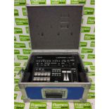 Roland V-40HD multi-format video switcher with flight case