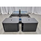 2x Nexo LS400 subwoofers with flight case