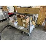 LOT Qty. (2) 5-Foot Stainless Steel Tables