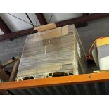 LOT- QTY. (3) Uline Pallet Containing 350 Uline 2 Foot x 2 Foot x 10 Inch Cardboard Boxes, (1)