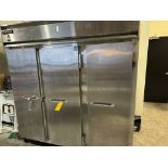 Continental 3R 3-Door Refrigerator, 78", 3 Section Reach In Cooler S/N:15488318