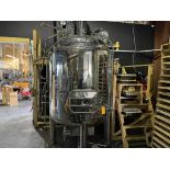 500 Gallon Bain Marie Mash Ton Stripper Still with Controller Including 8-Inch Column, 6-Plates on