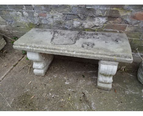 Concrete garden bench&nbsp;