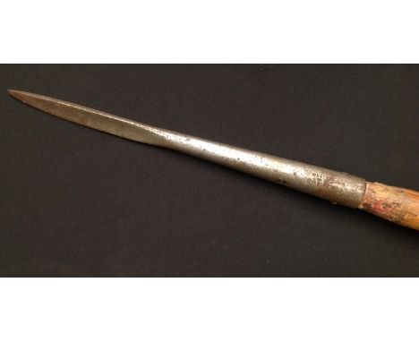 WW1 British Indian Army No1 India Pattern Lance. Lance spear point is 315mm in length. Marked No1 IP, along with CO for Cossi
