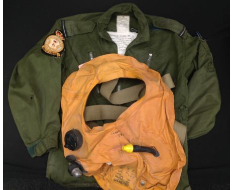 RAF Coverall, Flying MK 9, size 2. Complete with a 1985 map of the Low Countries in pocket and a Flying Training School patch