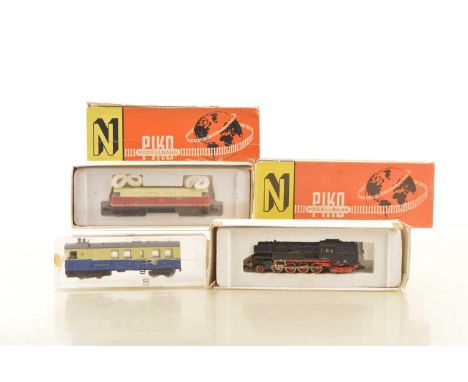 Continental N Gauge and H0e Locomotives, boxed PIKO over scale N Gauge, 5410/1 BR 65 1010 steam tank locomotive of the German