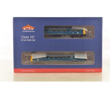Bachmann 00 Gauge 32-288 BR blue Class 101 DMU 2-Car Pack,  comprising Power and Trailer Cars, in original box, E, unused, bo
