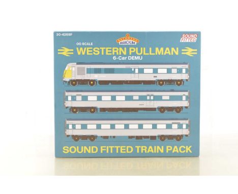 Bachmann 00 Gauge 30-426SF Western Pullman 6-Car Set, in later light grey and blue livery, DCC Sound fitted, in original box,