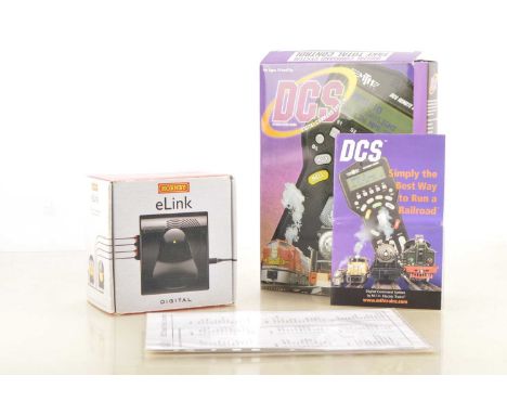 MTH Electronic 50-1001 DCS Remote Control Set and Hornby eLink Unit (3) MTH comprising TIU power unit and Hand Held Controlle