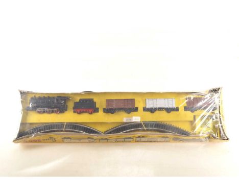 Lima HO Gauge 1950s/60s Steam Train Sets,  both museum wrapped for display, with box lids, Lima Express 2000, includes locomo