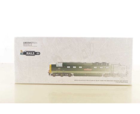 Accurascale for Rails of Sheffield for Locomotion Models NRM Collection 00 Gauge boxed BR two tone green Class 55 Deltic 5500