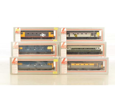 Six Lima 00 Gauge Class 26 and 27 Diesel Locomotives (6), Class 26, 205246A1 BR blue, 205008A3 BR Railfreight Dutch grey and 