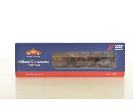 Bachmann Excclusively for National Railway Museum 00 Gauge 31-930NRM MR maroon Midland Compound No 1000, in original box, E, 