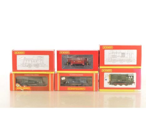 Hornby 00 Gauge 0-4-0 and 0-6-0 Diesel Shunters (6) Margate, R874 BR blue 06005, R875 BR green D2428, China, R2188 BR green C