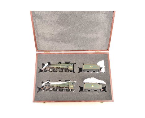 Bachmann for Trafford Model Centre 31-150Z  00 Gauge Ltd Ed  Rainhill Trials Steam Locomotive twin pack, comprising BR green 