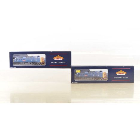Bachmann 00 Gauge BR blue Deltic Class 55 Diesel Locomotives (2) 32-526 55020 'Nimbus' and 32-527 55012 'Crepello', both in o
